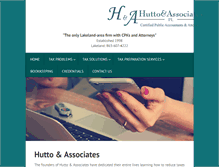Tablet Screenshot of huttoassociates.com